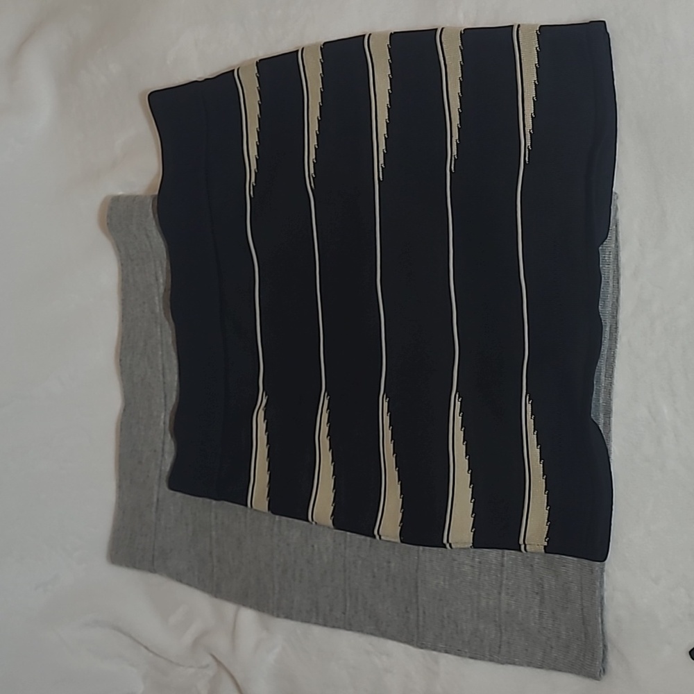 2 Knit Mini Skirts